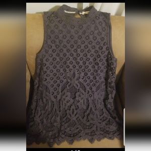 Womens lace tank sz M